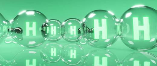 Molécules d'hydrogène vertes